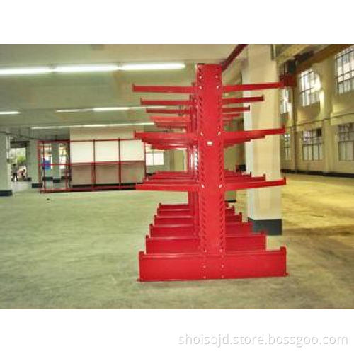 Blue / Orange Cantilever Racking System With Cold Rolling S
